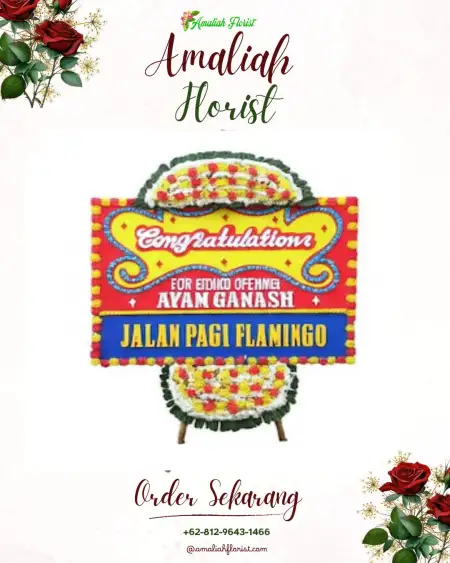 Sewa Papan Bunga Lambangan Wetan